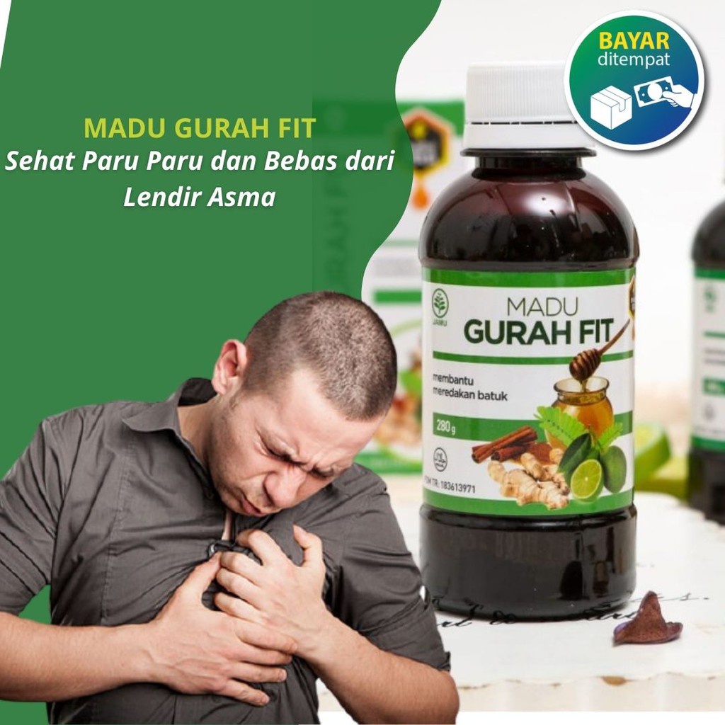 COD Madu GURAH FIT OBAT BATUK ALAMI ASLI Madu GURAHFIT ori