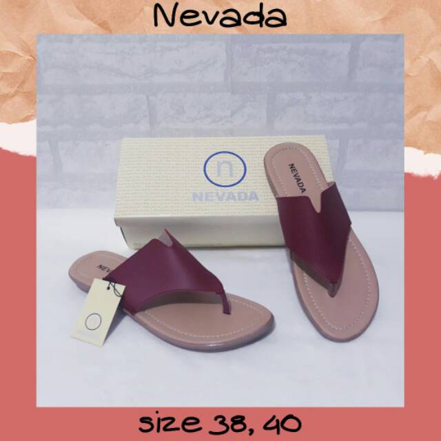 Sandal nevada / sandal nevada murah / sandal flat nevada / sandal flat cewek / sandal cewek