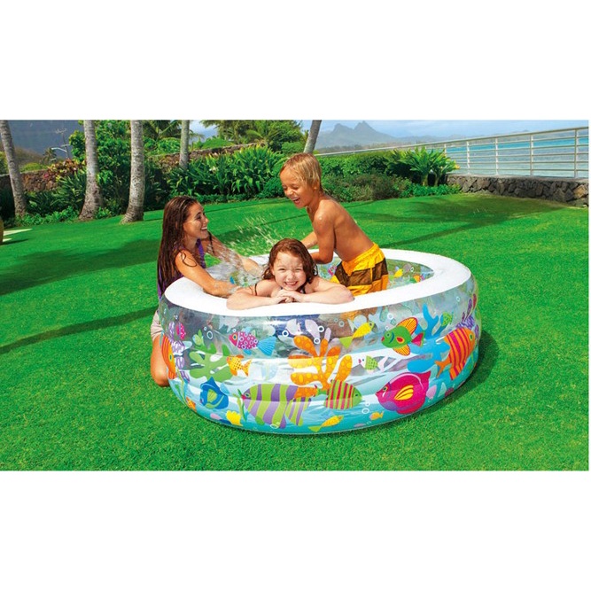 Intex 58480 Kolam Renang Anak Aquarium Pool 152 cm - Kolam Anak