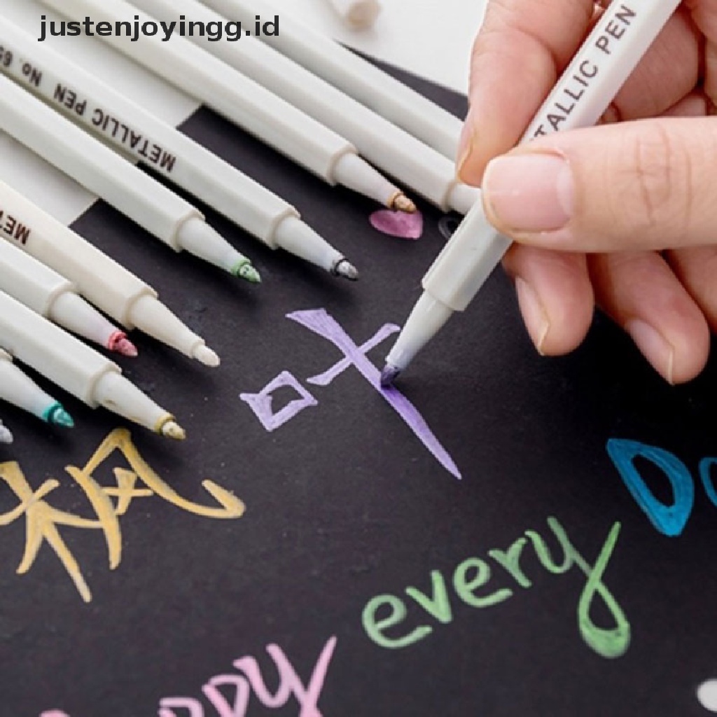 【justenjoyingg.id】 20 colors Premium Acrylic Pens Marker Pens Paint Pen Write on Stones Glass .