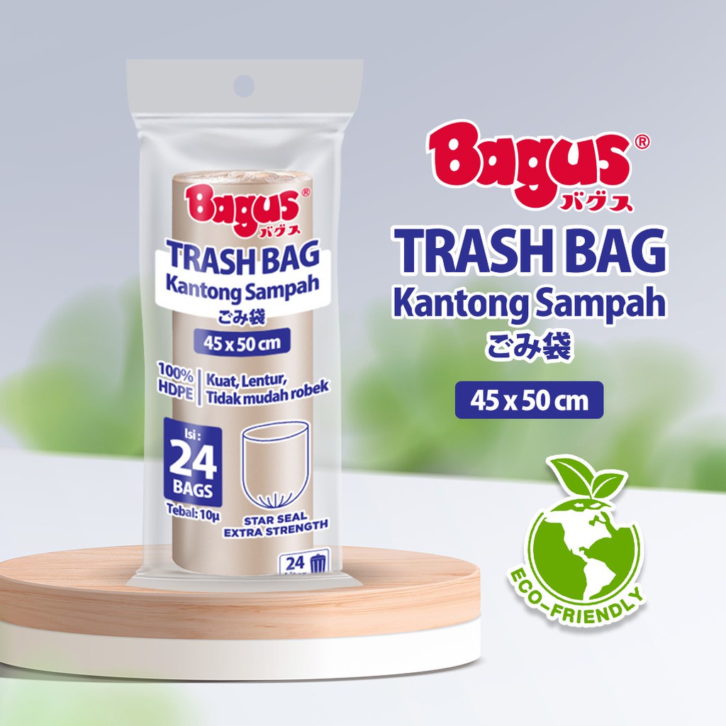 Bagus Trash Bag Roll 45 x 50 cm 24's