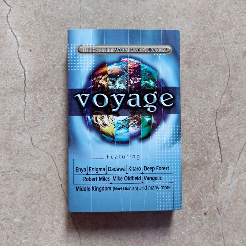 Kaset Pita Various Artists - Voyage The Essential World Beat Collection (Enya, Kitaro, Enigma, Vange