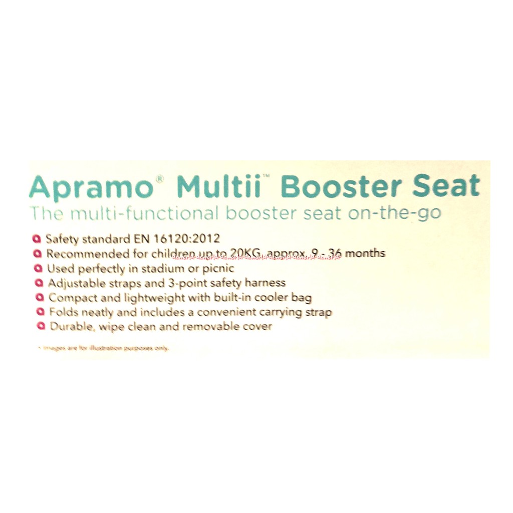 Apramo Multi Booster Seat Tempat Duduk Bayi Anak Portable Bisa Dilipat Jadi Tas Multii Boster Seatting On the Go Ap Ramo Aprramo Seating Chair Chairs