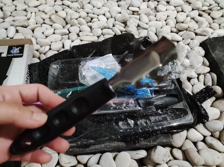 [ Obj ] Pisau Set J12 Buck I Pisau Dapur 5 In 1