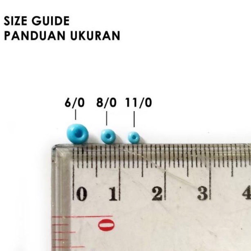 20gram Manik pasir 6/0 8/0 11/0 mix warna