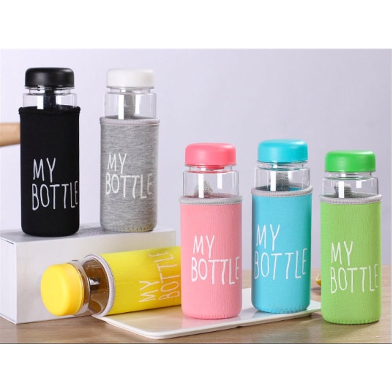 My Bottle + Pouch busa kapasitas 500ml / Botol minum warna 500ml/ botol minum anak