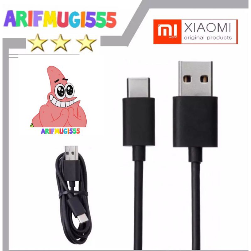Kabel Data Xiaomi Type C Fast Charging Cable Data Xiomi Mi4C Mi4S Mi5