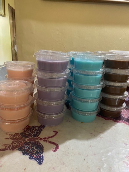 Cup Puding 190ml Bahan Pet - Cup Puding Puyo 190ml Minimal Order Kelipatan 50