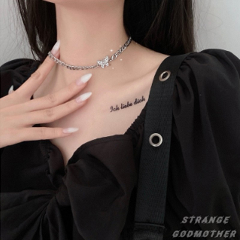 [ACKER] Kalung Choker Manik-manik Batu Mewah Untuk Wanita