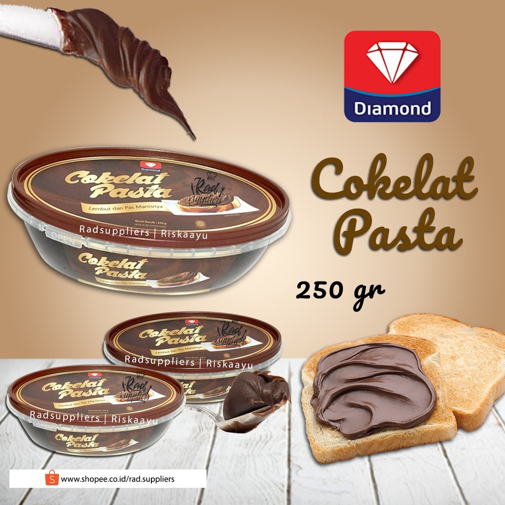 

Diamond Pasta Coklat 250 gr - Diamond Cokelat Pasta 250 gr