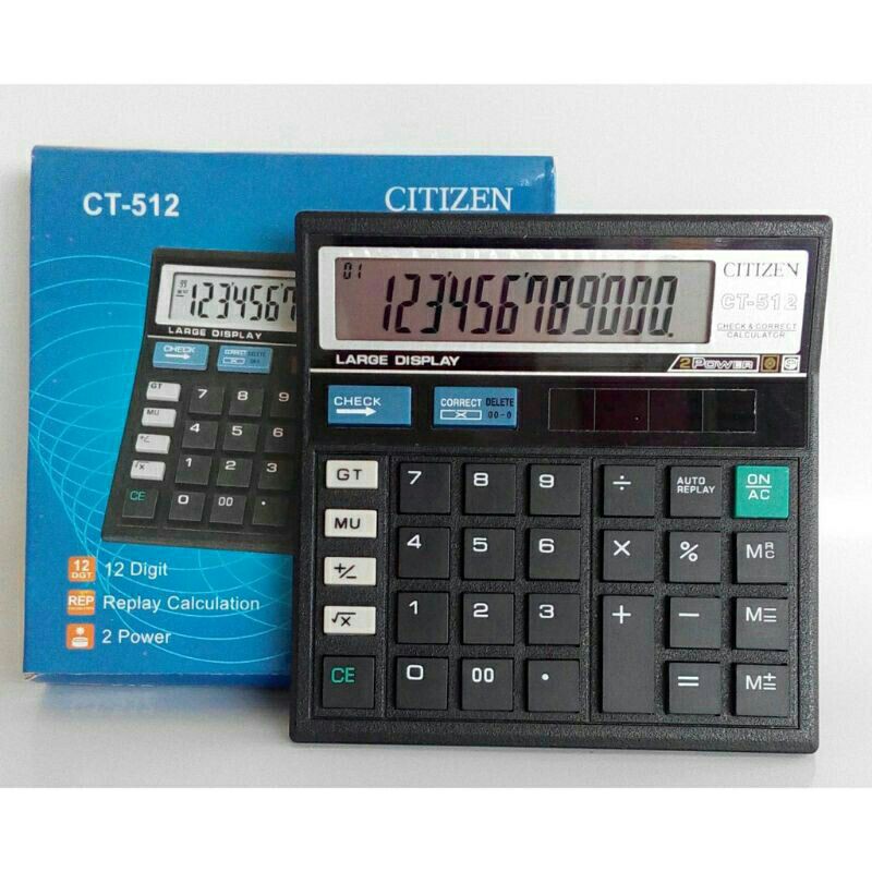 

kalkulator calculator ct512 /ct500 kalkulator 12digits /kalkulator citizen 512