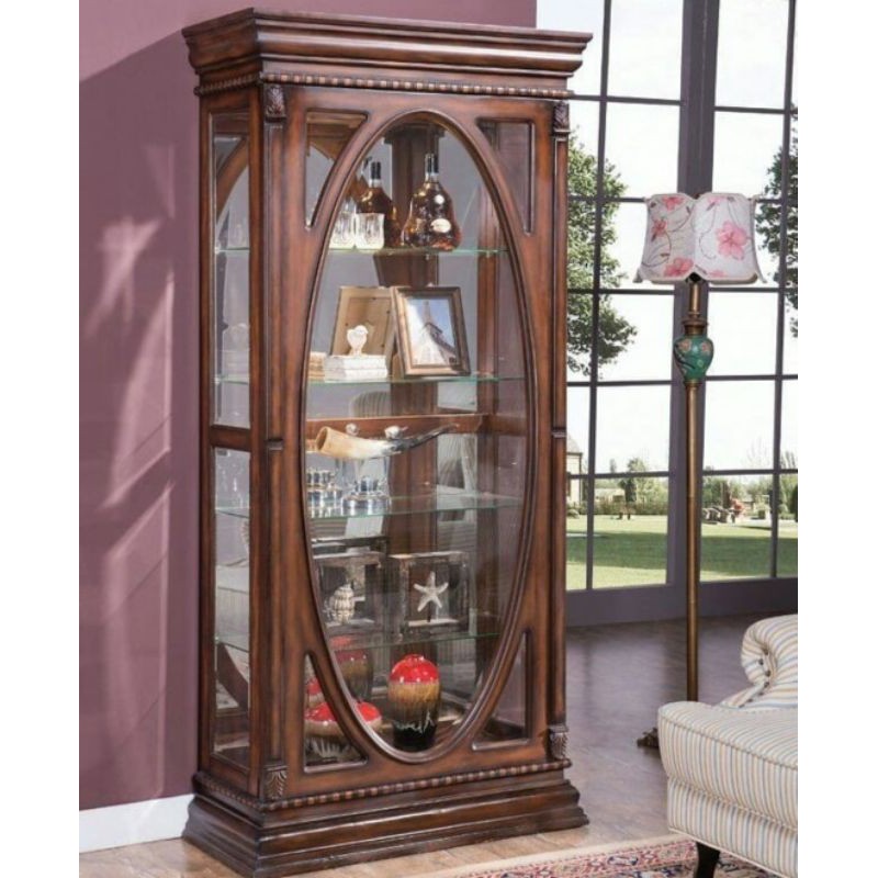 LEMARI KACA HIAS / LEMARI CABINET FULL KACA / LEMARI PAJANGAN MEWAH / LEMARI HIAS PAJANGAN