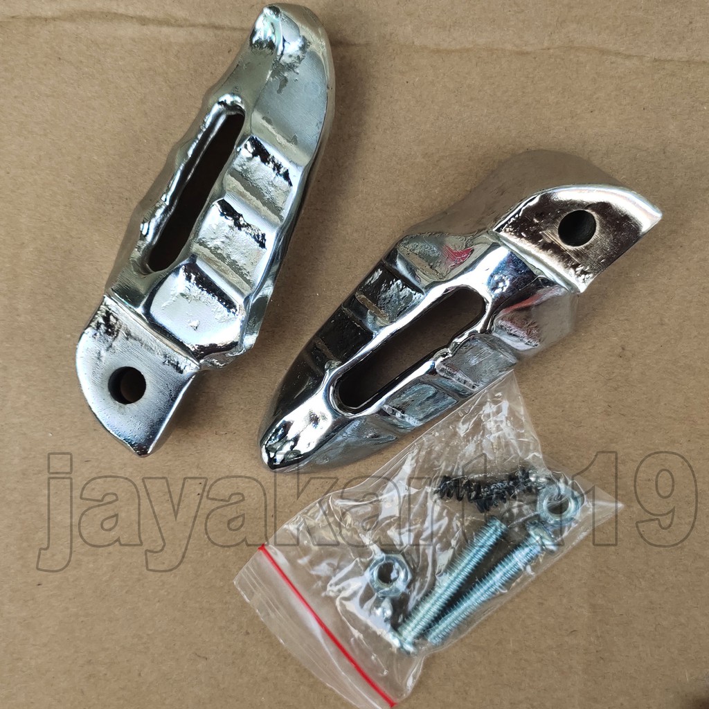 Peg Foot Step Belakang Silver Mio J M3 Sporty Xeon 125 - CROME