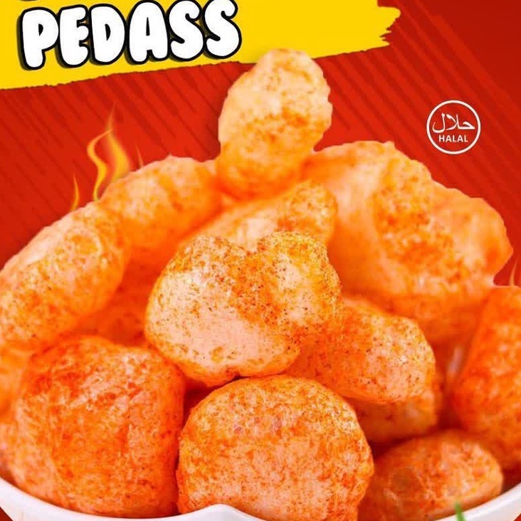 

Kerupuk Kulit Pedas Gurih/ Pedas Daun Jeruk / Gurih 50 Gram