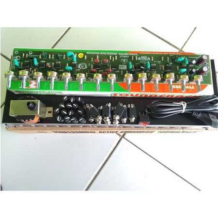 Kit aktif crossover soundcrack 4 way paket lengkap