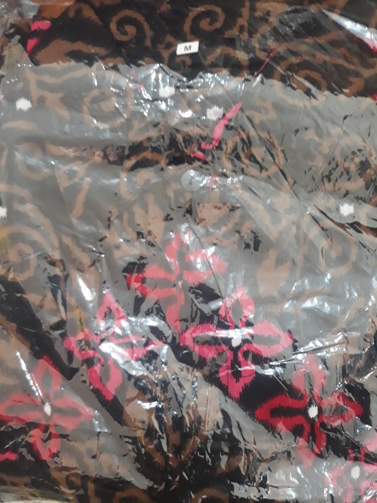 Maura Couple - Sania Ruffle Batik Couple Ori Ndoro Jowi Dnt Garansi