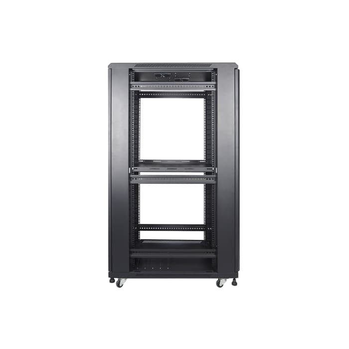 Indorack IR9032G Standing Close Rack 19&quot; 32U Glass Door Depth 900mm STANDING CLOSE RACK 32U GLASS DO