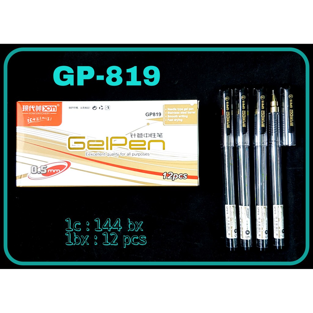 

ILP Balpen Gel 0.5mm XDM GP-819 / Pulpen Tinta / Pulpen Gel / Pen Gel