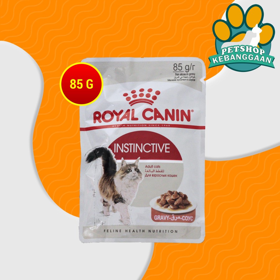 Royal Canin Instinctive Gravy Adult 85 Gram / Makanan Kucing / Wet Food