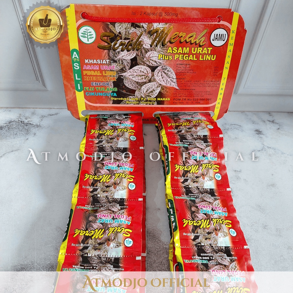 [100% ORIGINAL] Obat Jamu Pereda Nyeri SIRIH MERAH