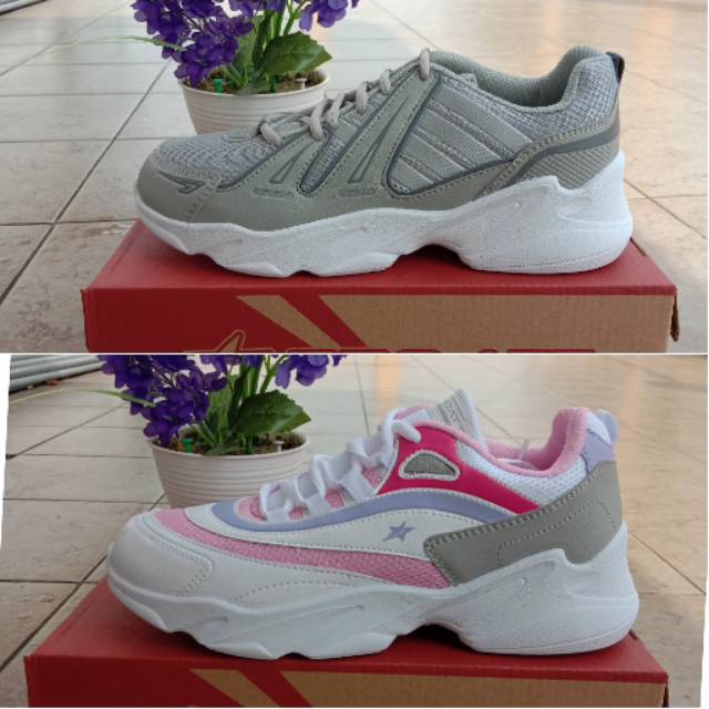 PROMO Sepatu Wanita Putih / Sepatu Sneaker Wanita Putih / Sepatu ProATT LIP 500 / LIP 501 / LIP 502