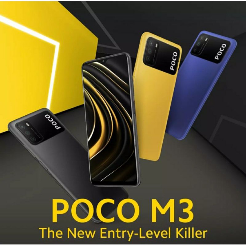 POCO M3 Ram 4GB/64GB & 6GB/128GB Garansi Resmi TAM-1