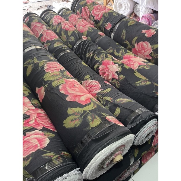 Kain ceruti / Ceruty motif / ceruty baby doll / ceruti impor / gamis / Tunik / outer / Rok