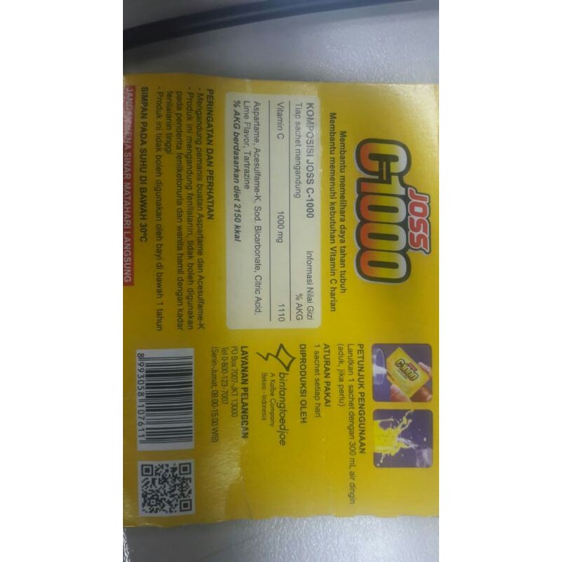 

JOSS C-1000 @pack 8k isi 6