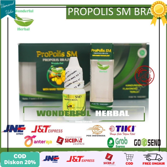 

◾COD◾ Propolis SM Brazilian Golden 100% Original & Berkualitas
