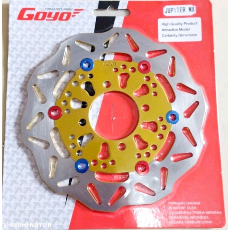 PIRINGAN DISC CAKRAM REM DEPAN/BELAKANG PNP JUPITER MX NEW 135 GRIGI/BULAT FROUTING UK STANDAR