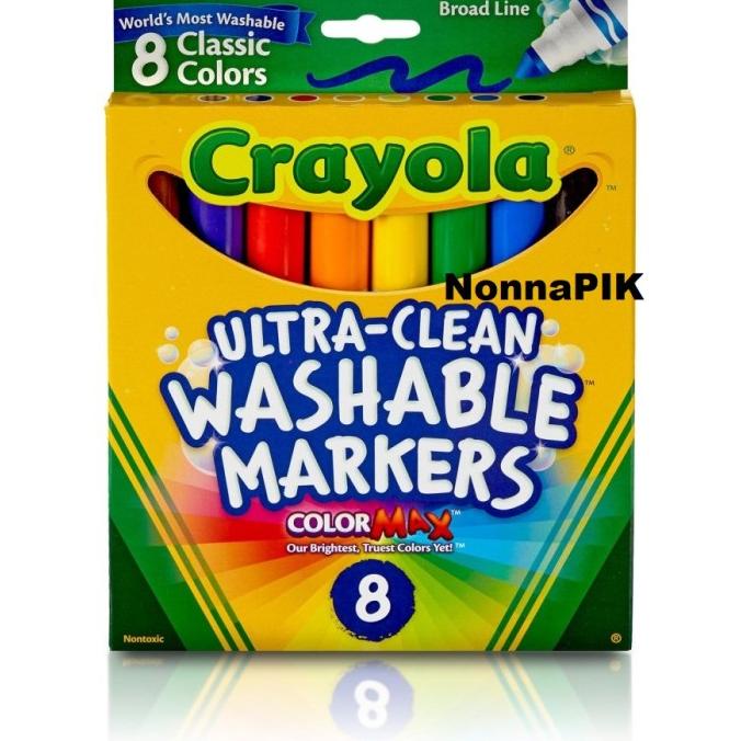 

Crayola 8 Count Ultra Clean Washable Large Crayons Color Max