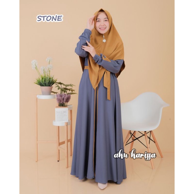 gamis haniza syar'i ORI aku Karissa