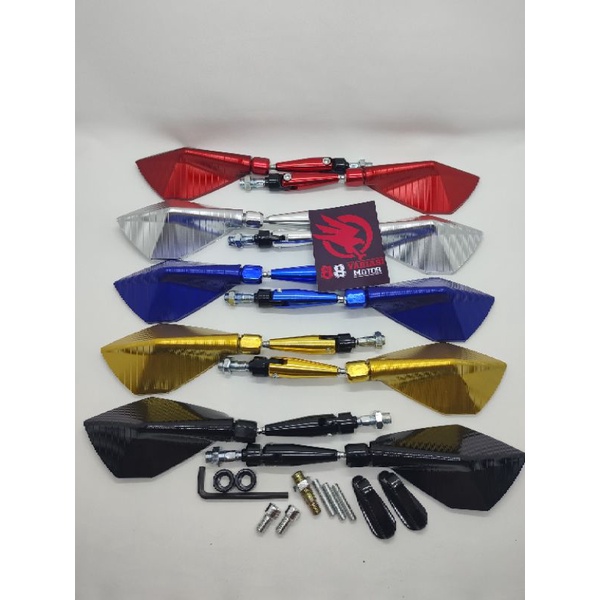 Spion Tomok kecil 2772 universal - Spion Tomok 2772 Variasi Gagang CNC Mini Beat Vario Scoopy Nmax Aerox Lexi PCX Vixion Sonic Jupiter