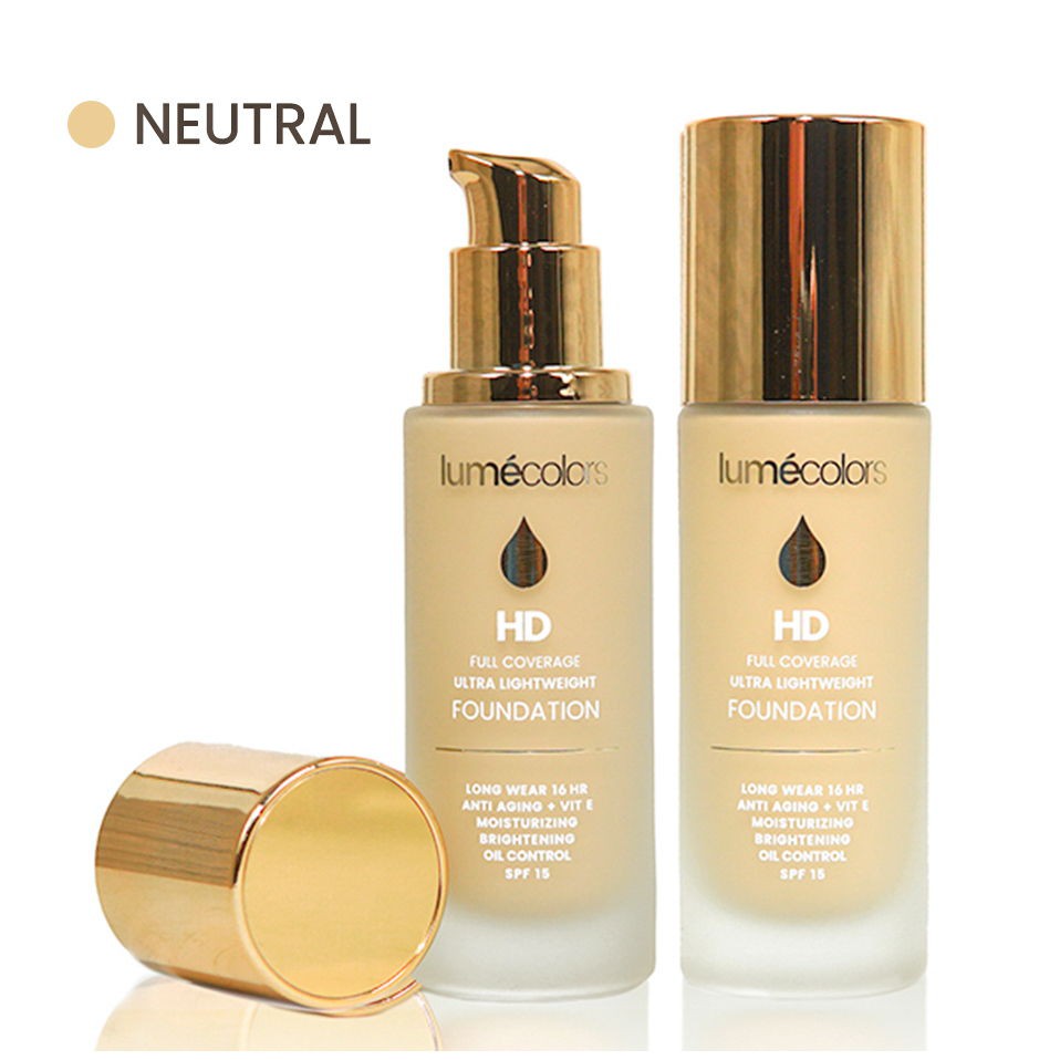 Lumecolors HD Full Coverage Ultra Lightweight Foundation - Neutral