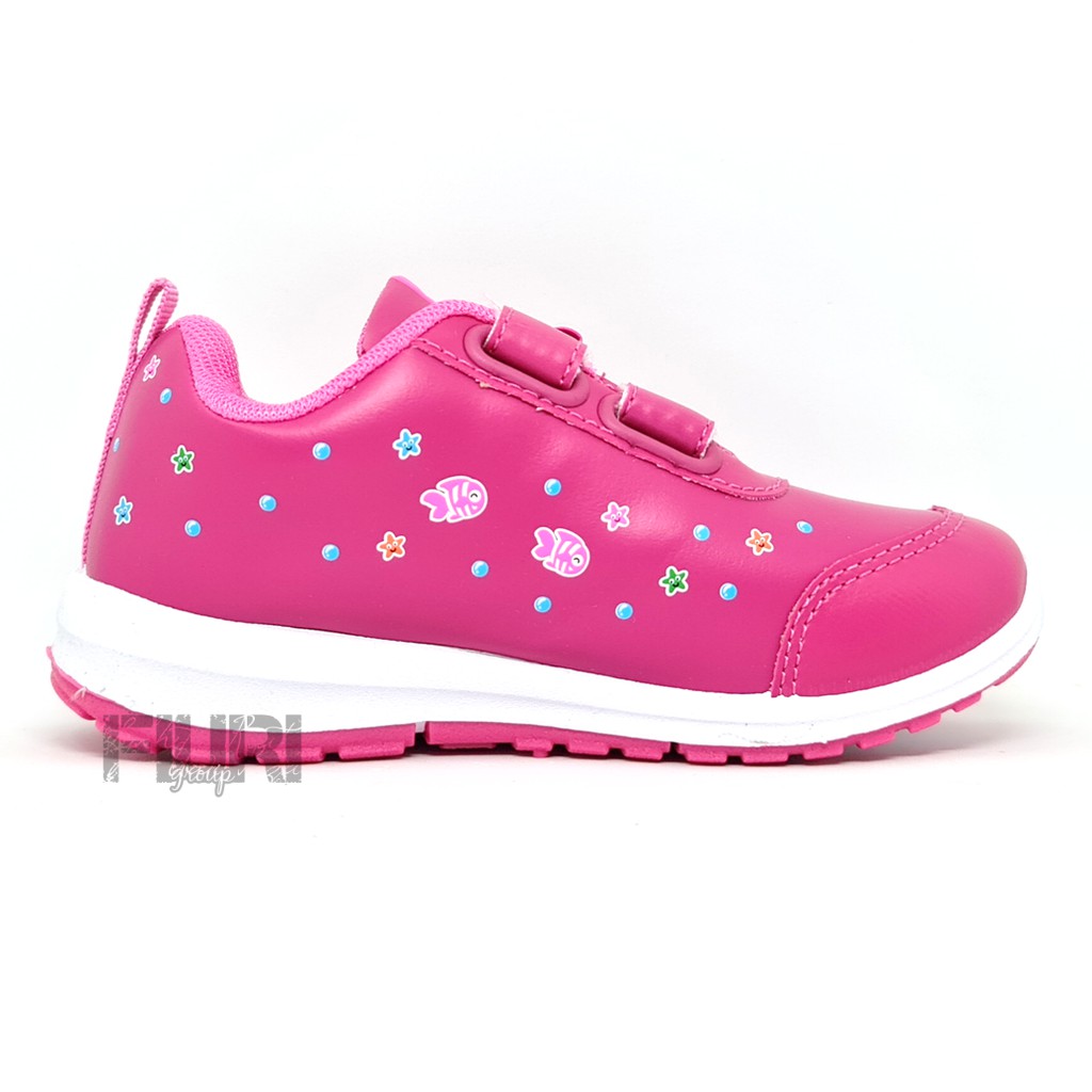 FIURI - ANDO ORIGINAL -  LILY MERMAID PEREKAT 29-32 PINK - SEPATU SNEAKERS KANVAS SOL KARET ANAK KECIL PEREMPUAN  - SEPATU PUTRI DUYUNG KETS LUCU FASHION TRENDY - SEPATU SEKOLAH PAUD TK KRETEKAN PEREKAT CEWEK MURAH PROMO DISKON BONUS KAOS KAKI