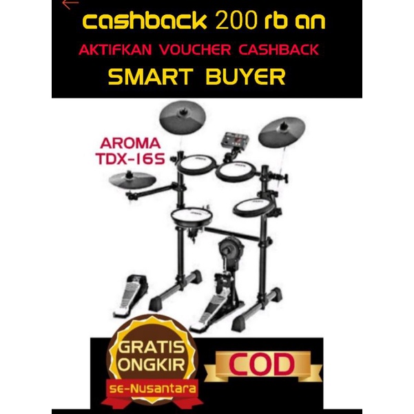 [ aroma  tdx-16s ] drum elektrik  tdx16s tdx16s