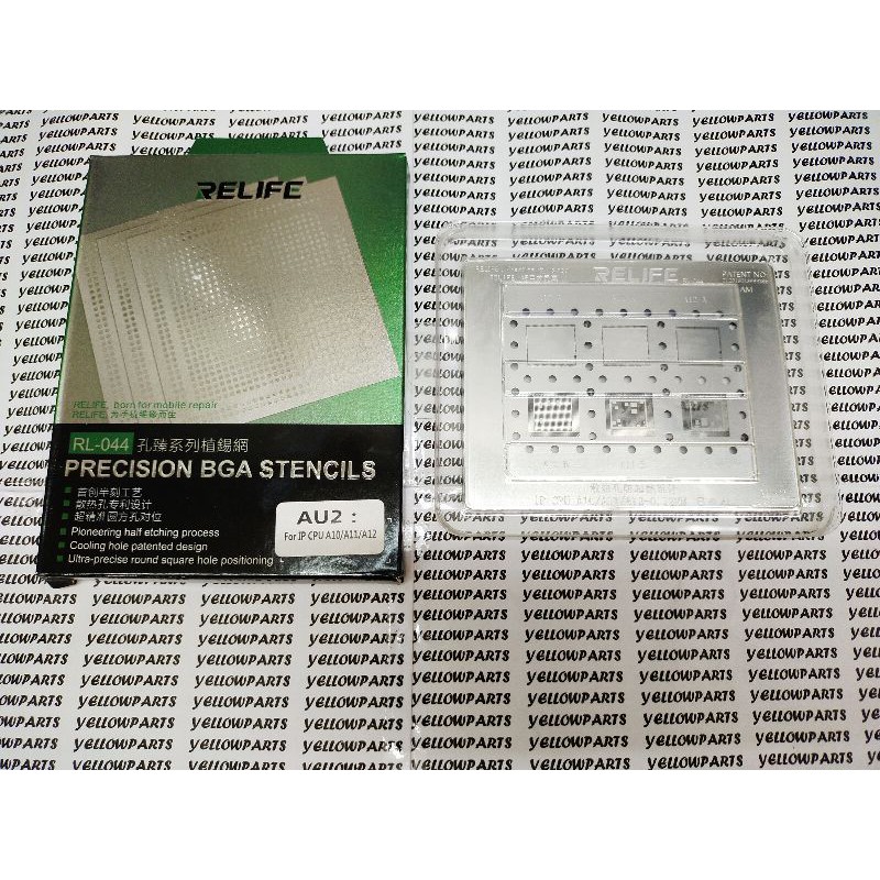 TOOLS CETAKAN IC BGA STENCILS RELIFE RL-044 CPU AU2