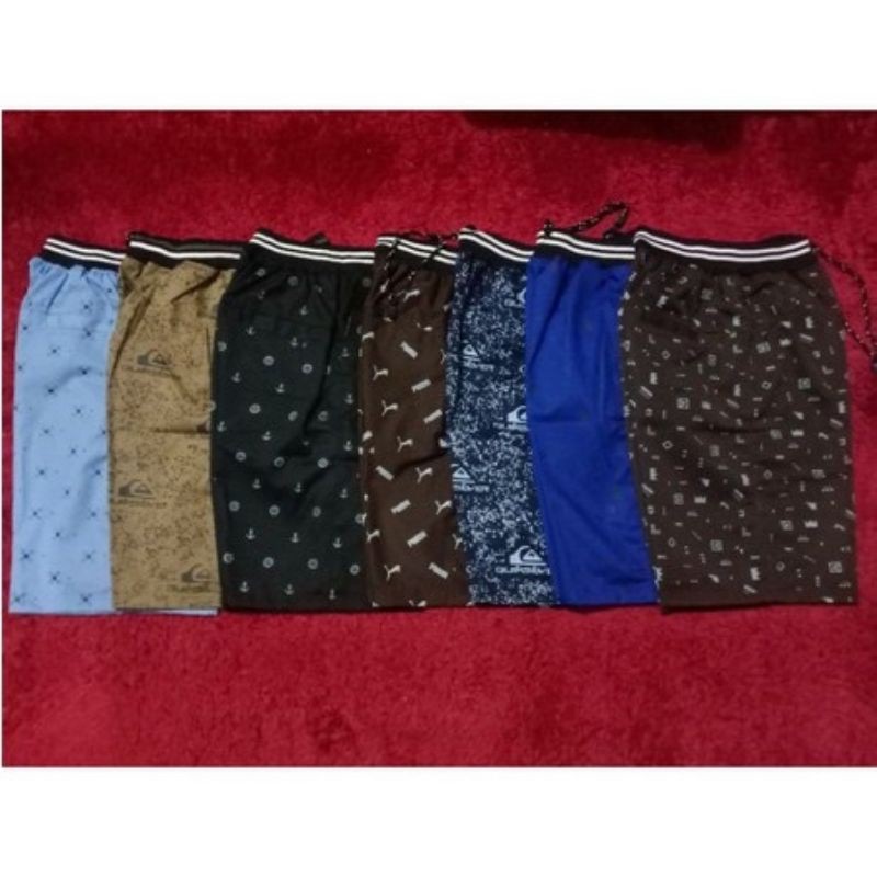 celana chinos pendek surfing motif bahan adem