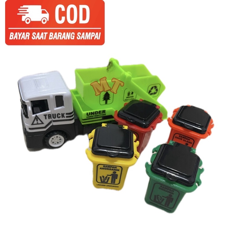 Mainan Anak Truk Sampah Mini / Mini Garbage Truck MT53-Mainan anak