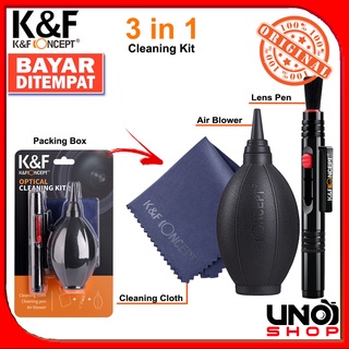 K&F Concept Profesional Cleaning Kit 3 in 1 Pembersih Lensa Kamera