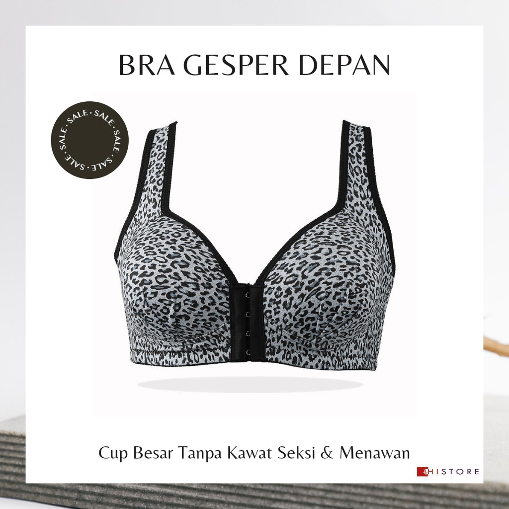 [HI] Bra Seamless Push Up Nirkabel Gesper Depan Cup CD 3316 Wanita Cup Besar