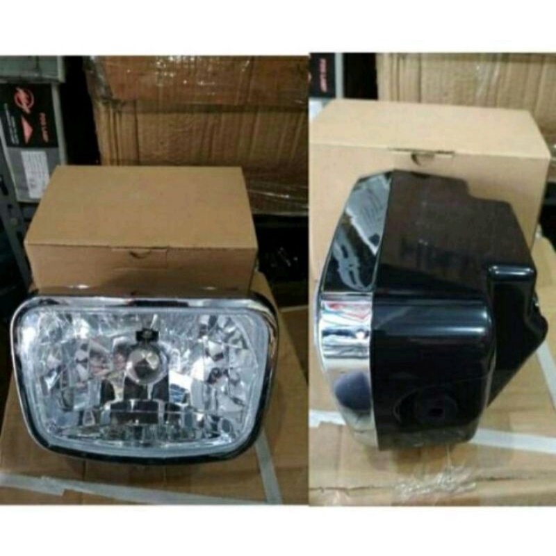 Lampu depan rx king new reflektor rx king new model oval