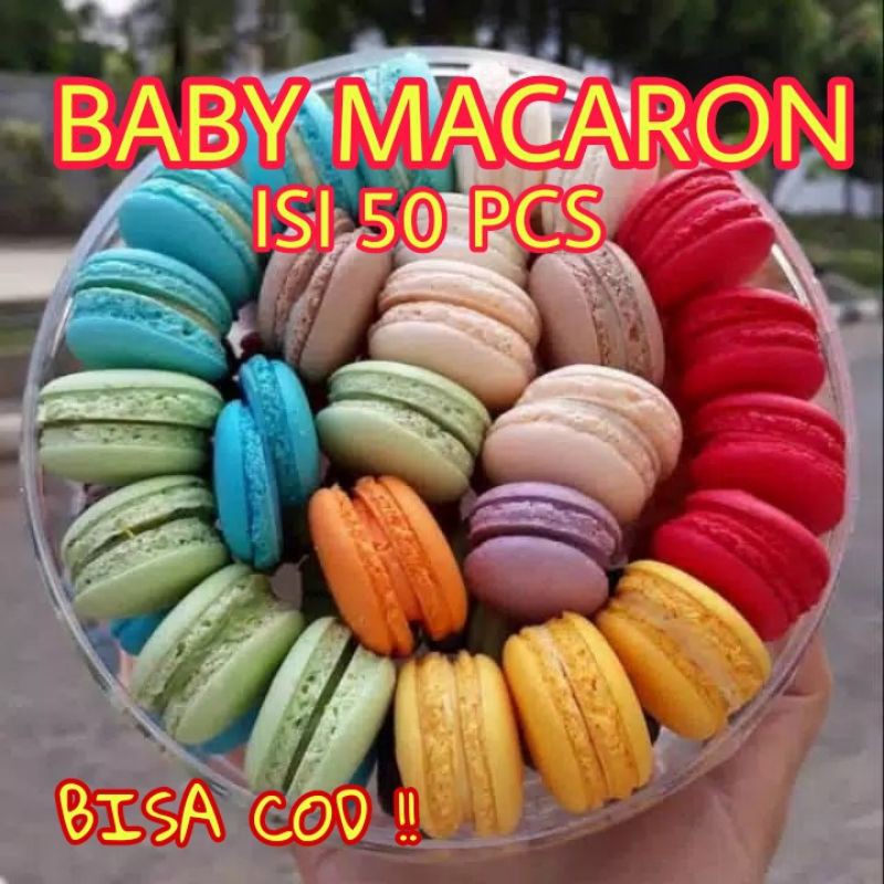 

BABY MACARON ( ISI 50 PCS )