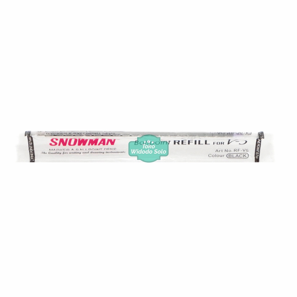 

Isi Pulpen Snowman V5 RF V5 Hitam Bolpoin Ballpoint Gel 0,7mm - 1 Buah