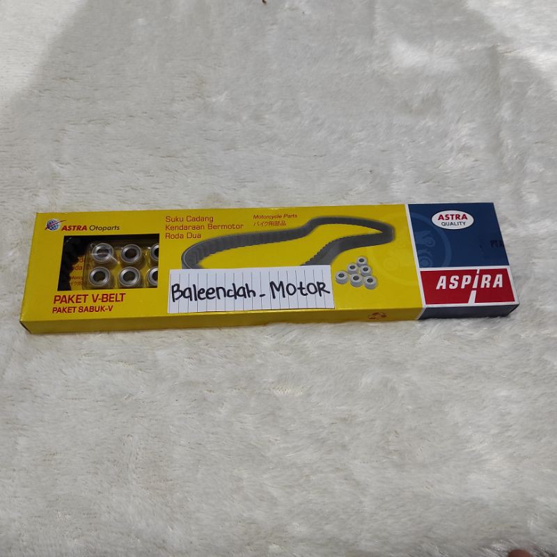 V BELT SET / V BELT KIT BANDO ASPIRA ORI 100% BEAT FI, VARIO FI, SPACY FI, SCOOPY FI