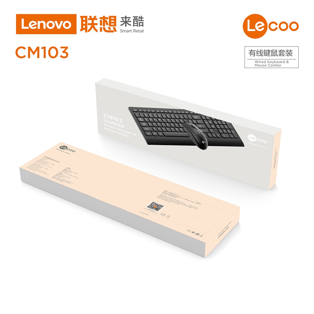 SALE!! Lenovo Lecoo Combo Keyboard + Mouse Wired + Mousepad, Mouse Lenovo M20 Optical USB, Lenovo Lecoo Keyboard Wired - KB101