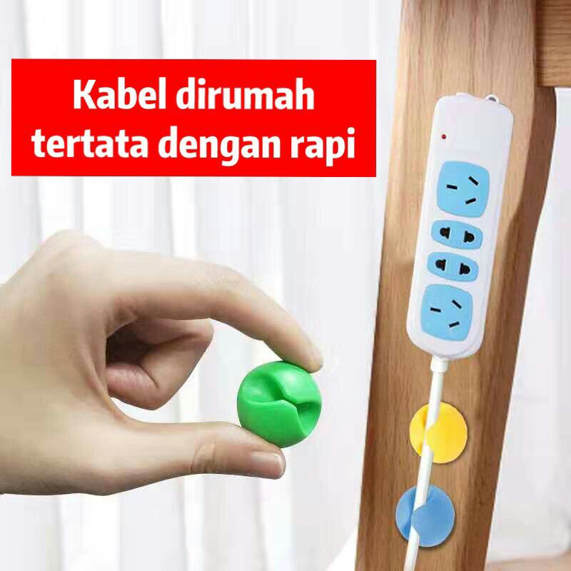 tempel holder kabel bentuk bulat