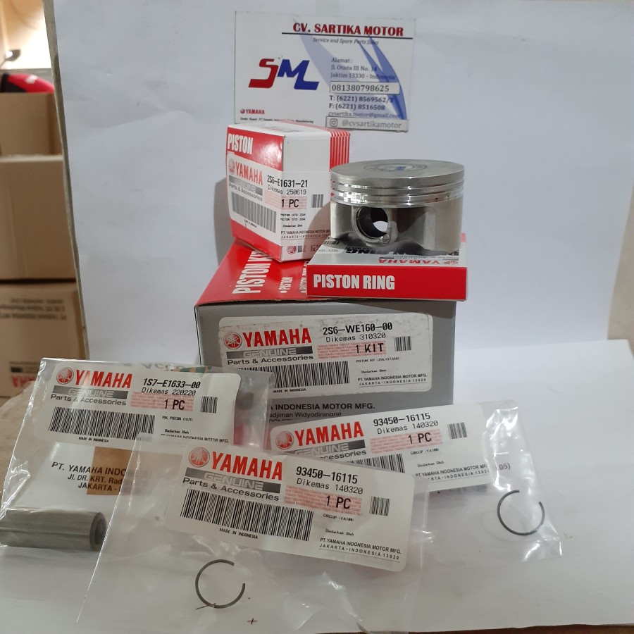 Seher standar Jupiter MX / PISTON KIT (2S6,1S7,55S) / 2S6-WE160-00