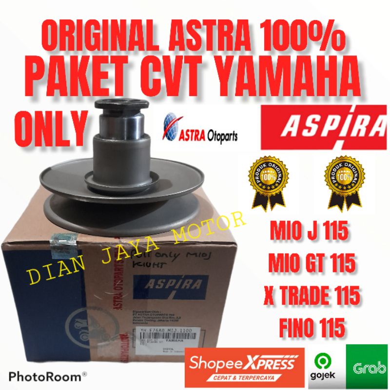 PAKET CVT PULI FULY ONLY 54P YAMAHA MIO J.XTRADE 115 .FINO 115.MIO GT 115 SOUL GT 115 ORIGINAL ASTRA