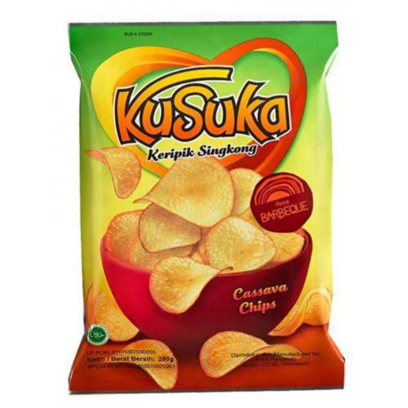 

❤SINARLABALABA❤ KUSUKA KERIPIK SINGKONG RASA BBQ 180GRAM